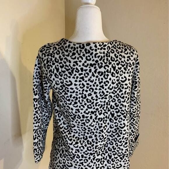 Cynthia Rowley Women’s leopard print sweater size M - Picture 6 of 7